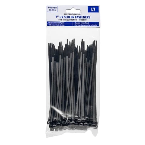 Attachment Series UV Outdoor Fence Screen Attachment Zip Ties