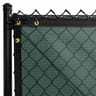 350 Series Commercial PVC Mesh PLUS Fence Windscreen, Forest Green