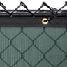 350 Series Commercial PVC Mesh PLUS Fence Windscreen, Forest Green