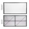 400 Series Commercial Block Solid Vinyl Fence Privacy Screen, Alpine White