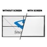 400 Series Commercial Block Solid Vinyl Fence Privacy Screen, Alpine White