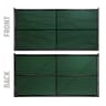 600 Series Commercial Open Vented Fence Windscreen, Midnight Green
