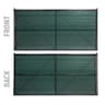 911 Series FlameBlock Fire-Retardant Fence Screen, Forest Green