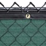 911 Series FlameBlock Fire-Retardant Fence Screen, Forest Green
