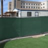 911 Series FlameBlock Fire-Retardant Fence Screen, Forest Green