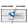 112 Series Builder Logo Screen with Vinyl Logo Banners, Alpine White