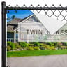 411 Series Solid Vinyl Fence Wrap, Alpine White