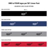 150 Series Basic Logo Printed Fence Screen, Alpine White
